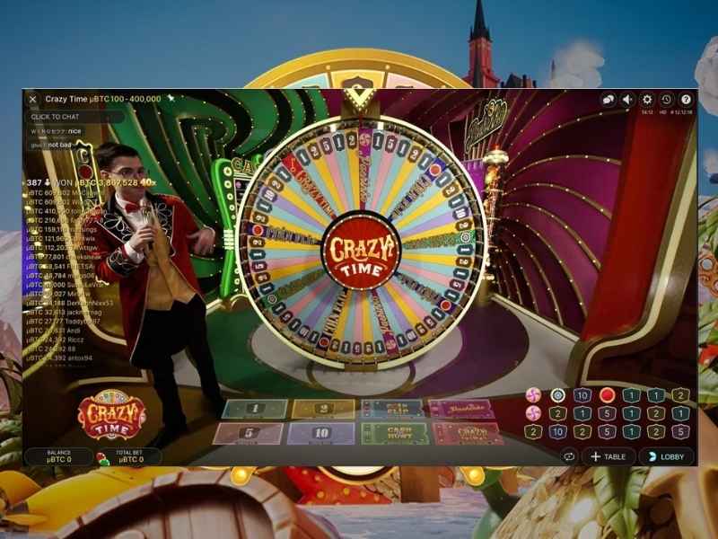 Explorateur Crazy Time gratuitement